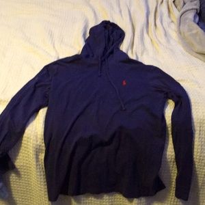 Polo long sleeve light hoodie